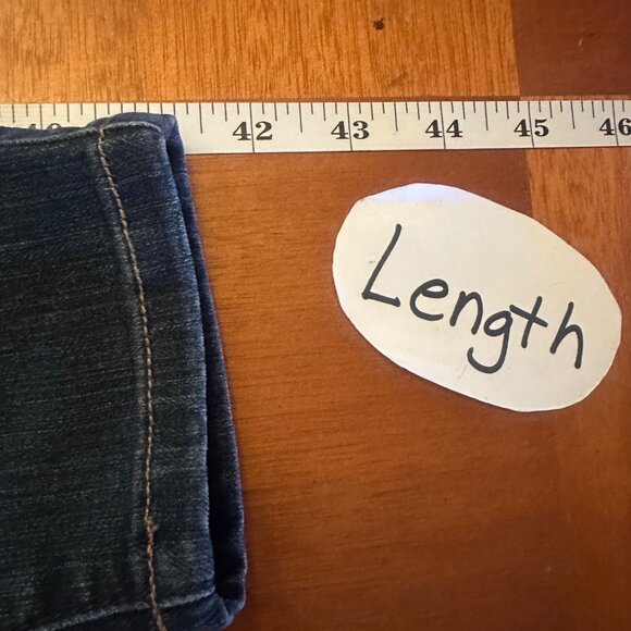 Torrid 12T Dark Wash Skinny Jeans With Triple Button High Waist - Picture 4 of 8